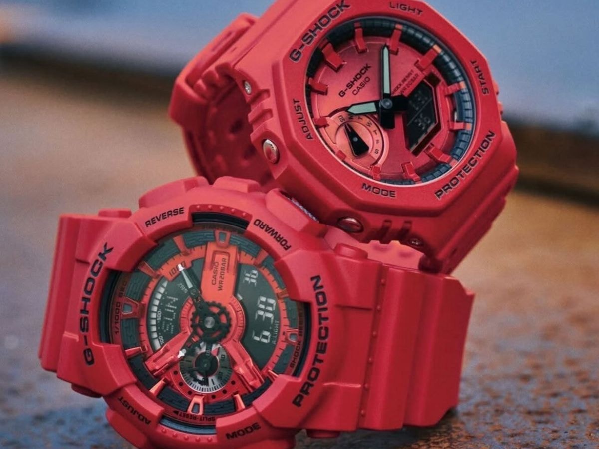 Các mẫu đồng hồ Casio G-Shock màu đỏ mới hiện đã có mặt tại Mỹ.