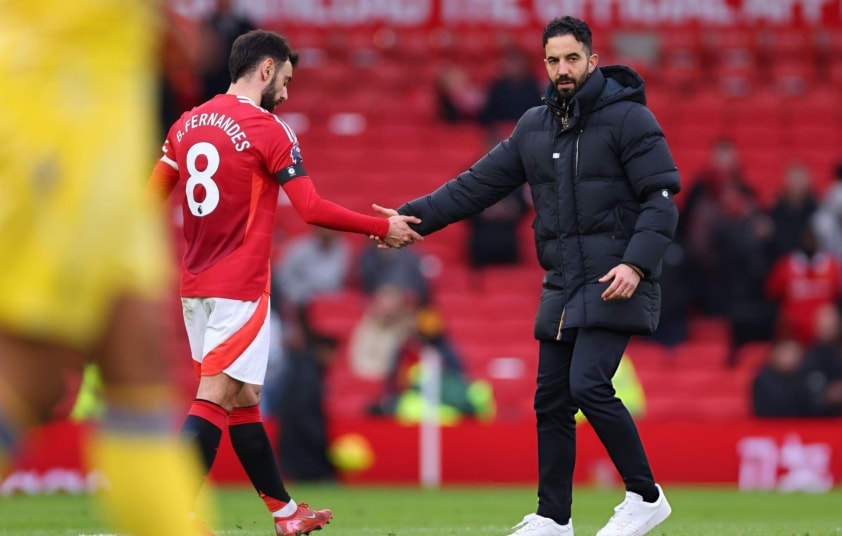 Bruno Fernandes và HLV Ruben Amorim