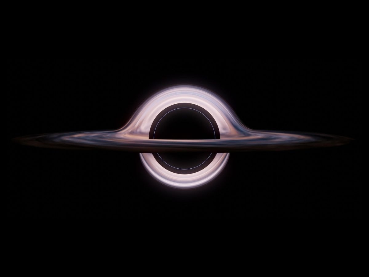 An artist's illustration showing a black hole. (Image source: AlexAntropov86 - Pixabay)