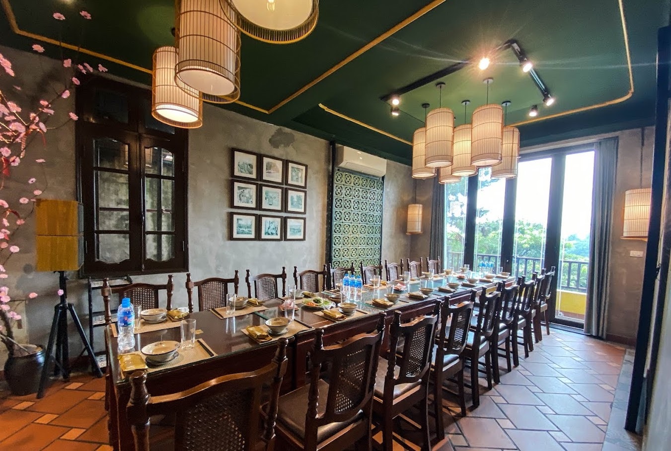 không gian tổ chức tất niên ở Hà Nội