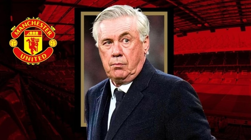 HLV Carlo Ancelotti với phong thái điềm tĩnh