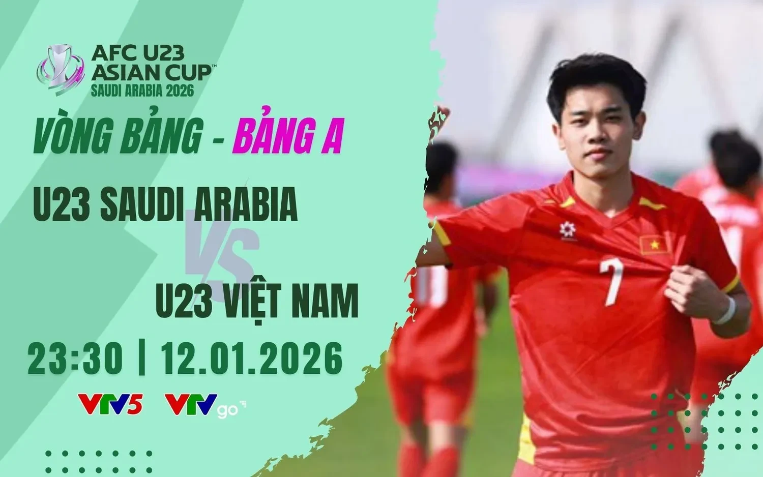 U23 Việt Nam vs U23 Saudi Arabia