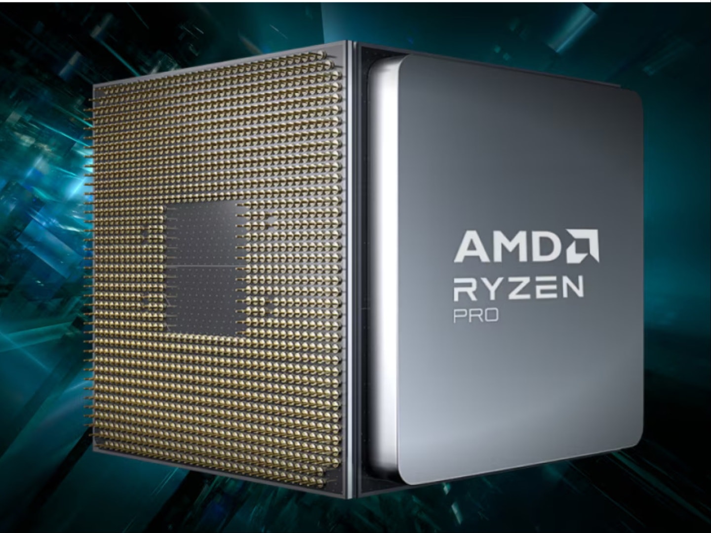 Hình ảnh minh họa CPU AMD Ryzen Pro dành cho máy tính để bàn.