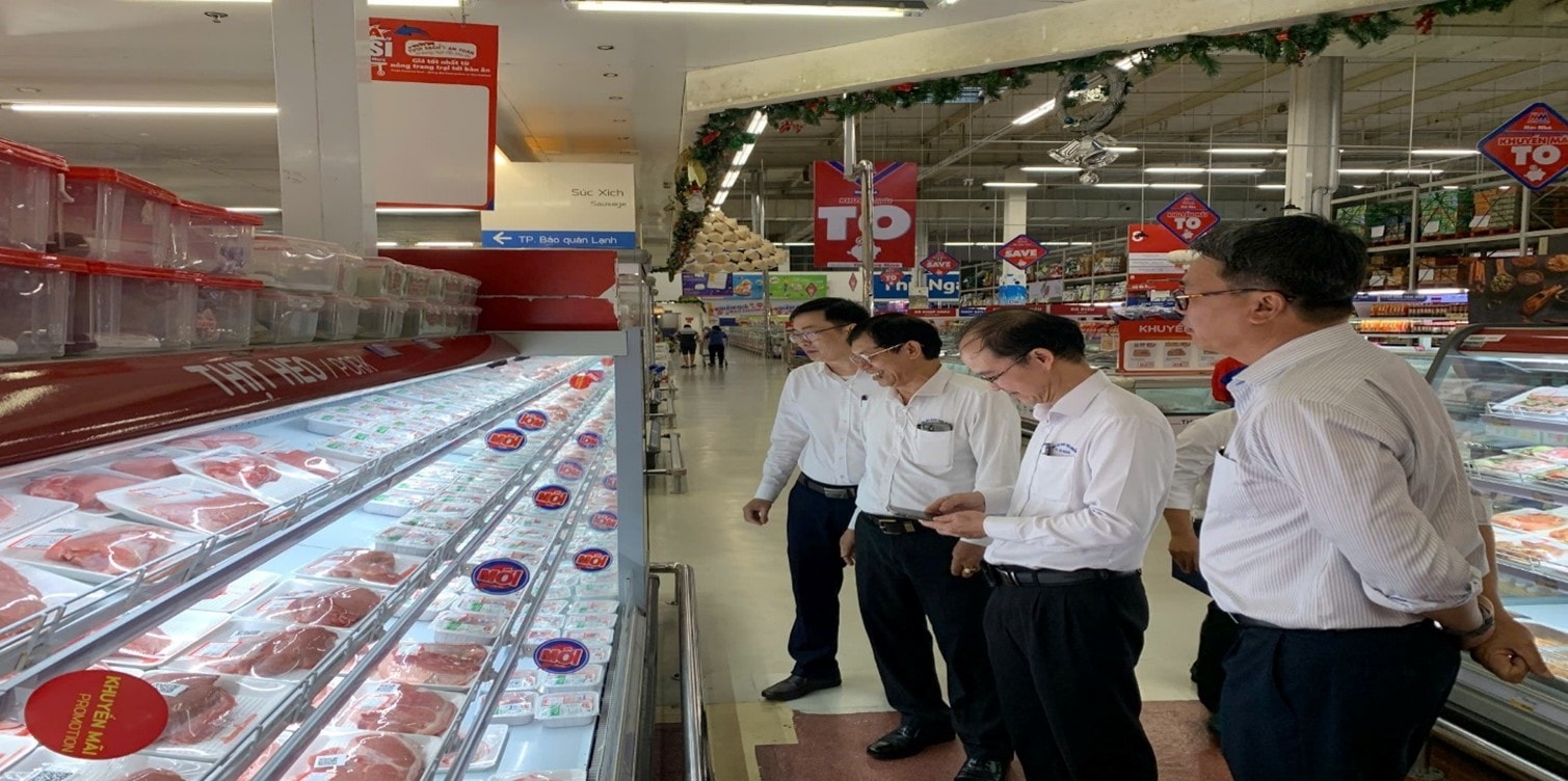Hệ thống truy xuất nguồn gốc thực phẩm được triển khai tại các cơ sở trong chuỗi cung ứng thịt tươi sống. Ảnh: K.H