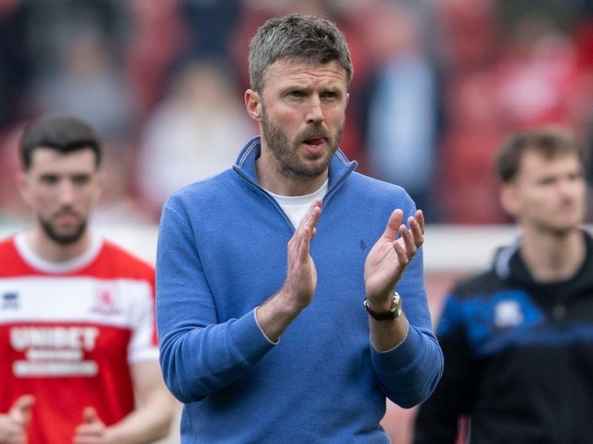 Michael Carrick trong màu áo Middlesbrough trước khi trở lại MU