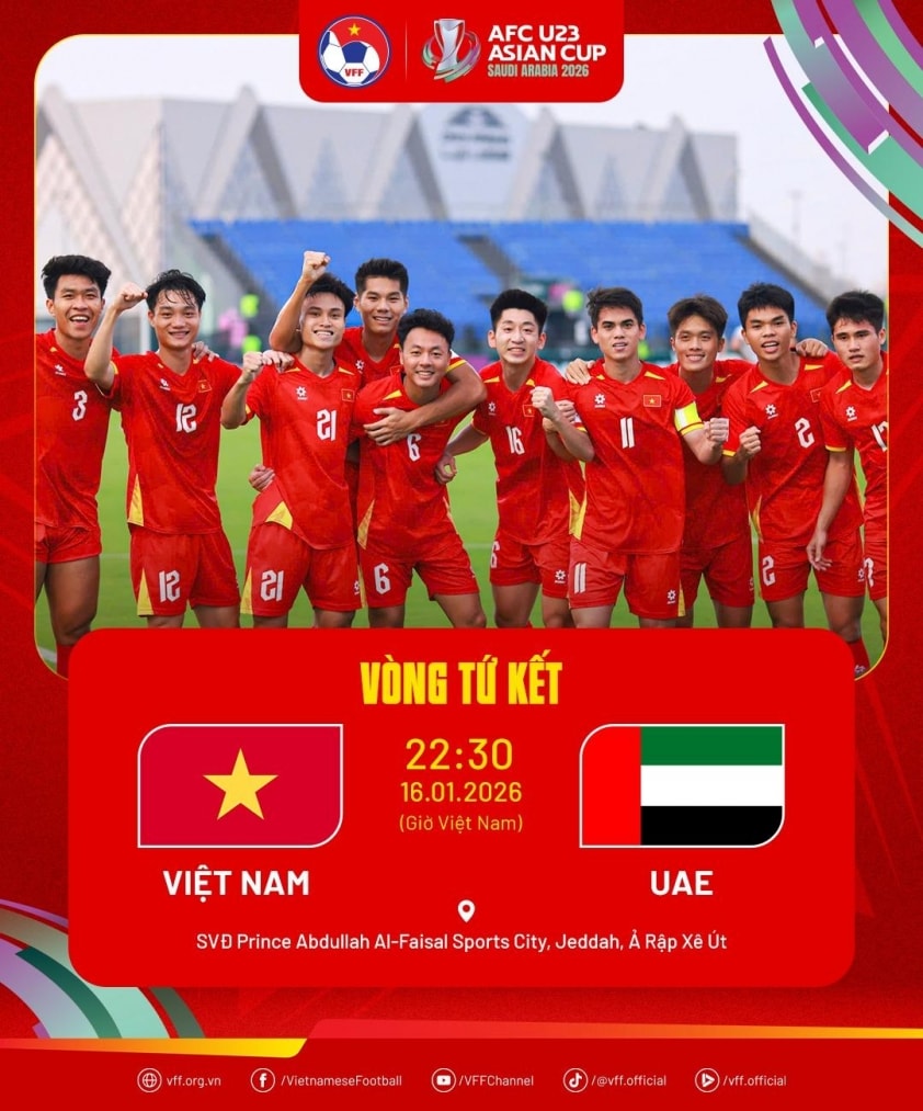 Đình Bắc và các đồng đội hướng tới mục tiêu cao tại U23 châu Á