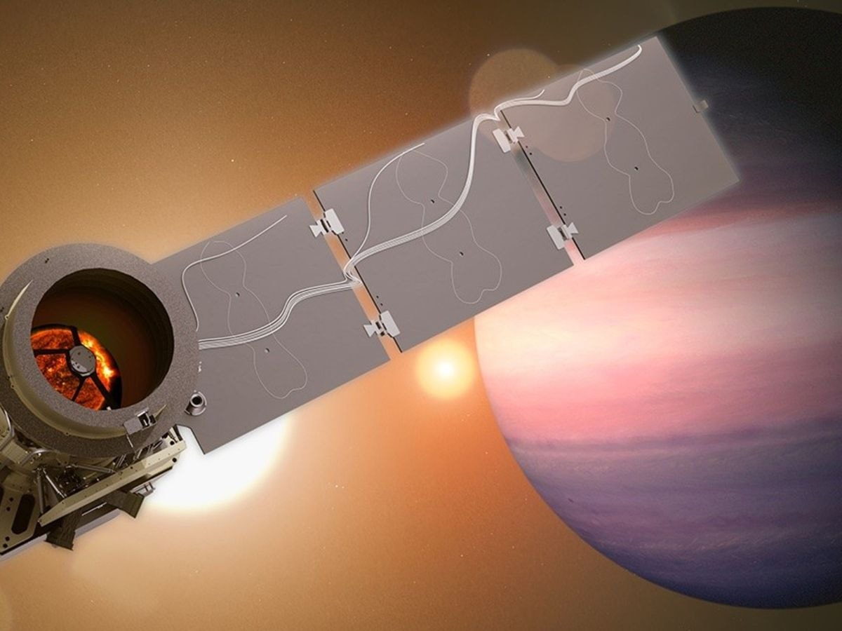 Phác thảo đồ họa về vệ tinh Pandora của NASA đang hoạt động trong không gian