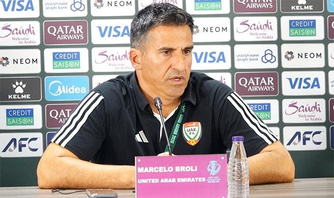 HLV U23 UAE Marcelo Broli phát biểu về đối thủ