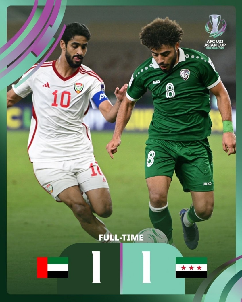 Trận hoà hú vía của U23 UAE tại vòng bảng