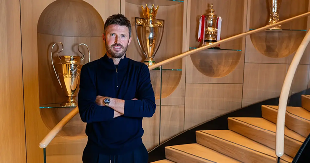HLV Michael Carrick trong ngày nhậm chức tại Manchester United.