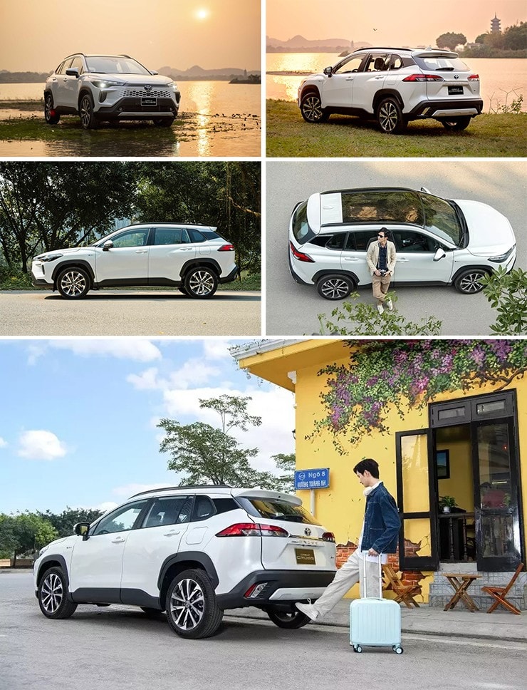 Thiết kế ngoại thất Toyota Corolla Cross 2026 với lưới tản nhiệt mới