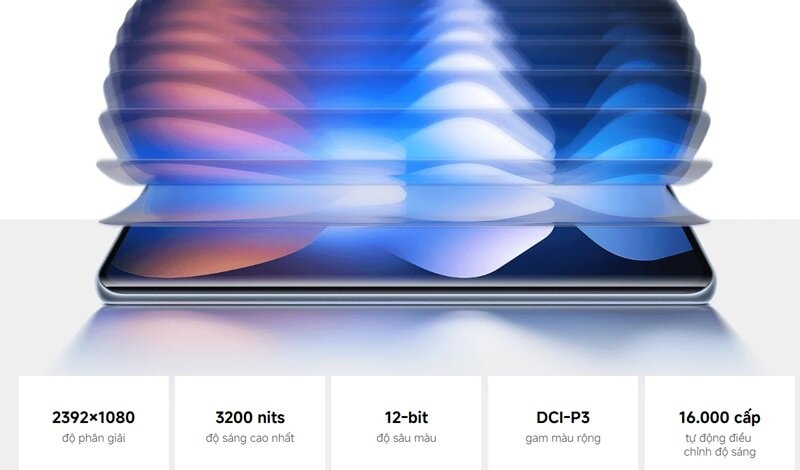 Màn hình AMOLED trên Redmi Note 15 4G cho chất lượng hiển thị xuất sắc