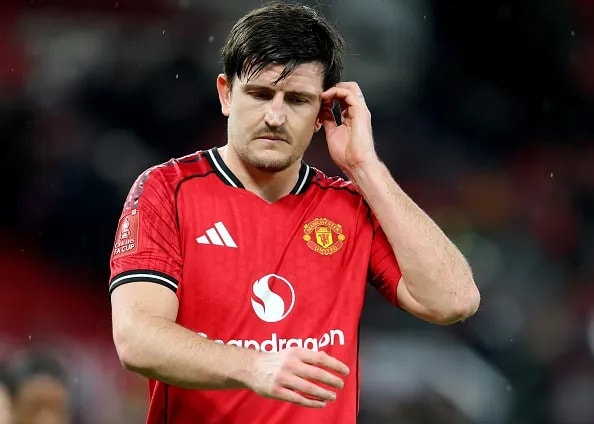 Harry Maguire trong màu áo Manchester United