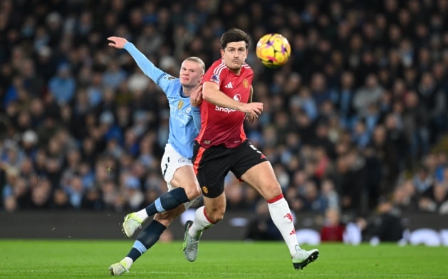 Harry Maguire được kỳ vọng sẽ dùng thể chất và kinh nghiệm để hạn chế tầm hoạt động của Haaland.