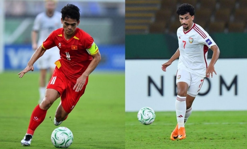 Cầu thủ U23 Việt Nam thực hiện quả phạt góc