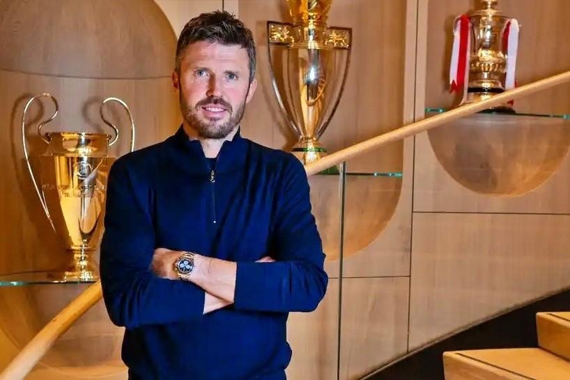 HLV Michael Carrick trong vai trò huấn luyện tại câu lạc bộ cũ Middlesbrough