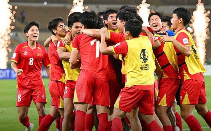 Chiến thắng của U23 Việt Nam thu hút sự chú ý từ các CĐV Hàn Quốc.