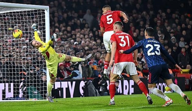 Thủ thành Matz Sels là nhân tố quan trọng giúp Nottingham Forest giữ sạch lưới.