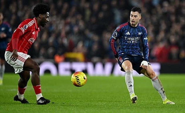Arsenal bị Nottingham Forest cầm hòa đáng tiếc tại vòng 22 Ngoại hạng Anh.