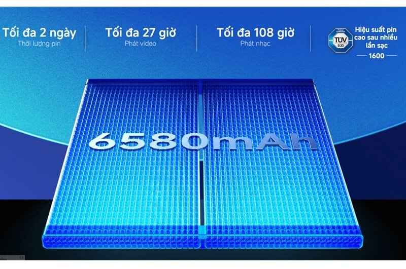 Viên pin dung lượng 6580mAh của Redmi Note 15 Pro 5G