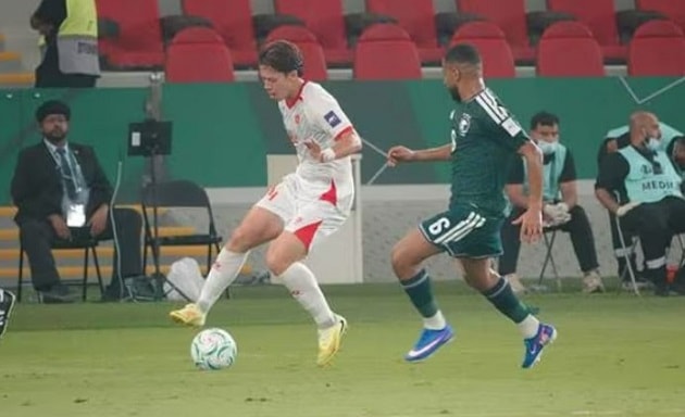 Viktor Lê thi đấu tự tin trong màu áo U23 Việt Nam