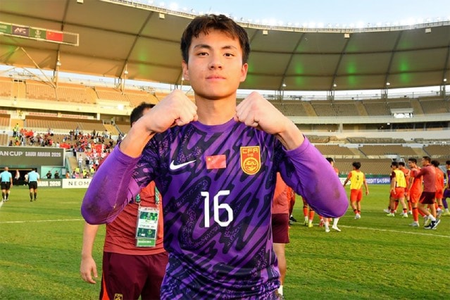 Thủ môn Li Hao tự tin trước thềm đối đầu U23 Việt Nam