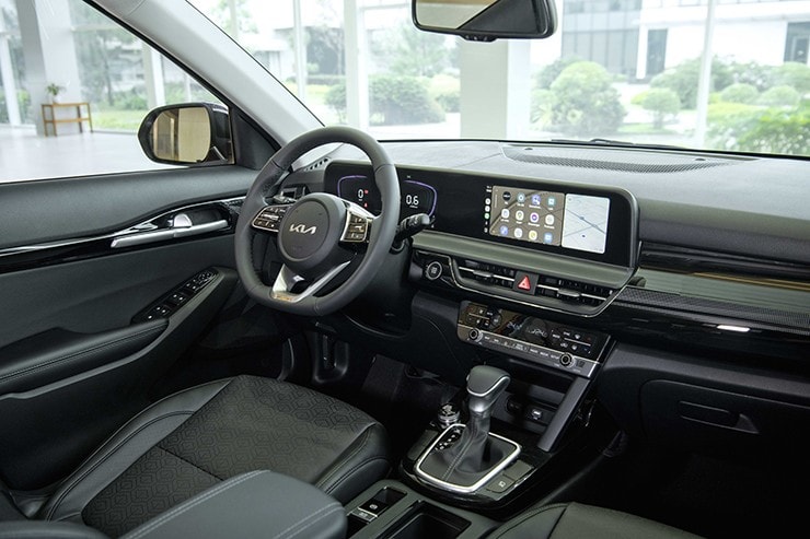 Nội thất KIA Seltos với màn hình Panoramic