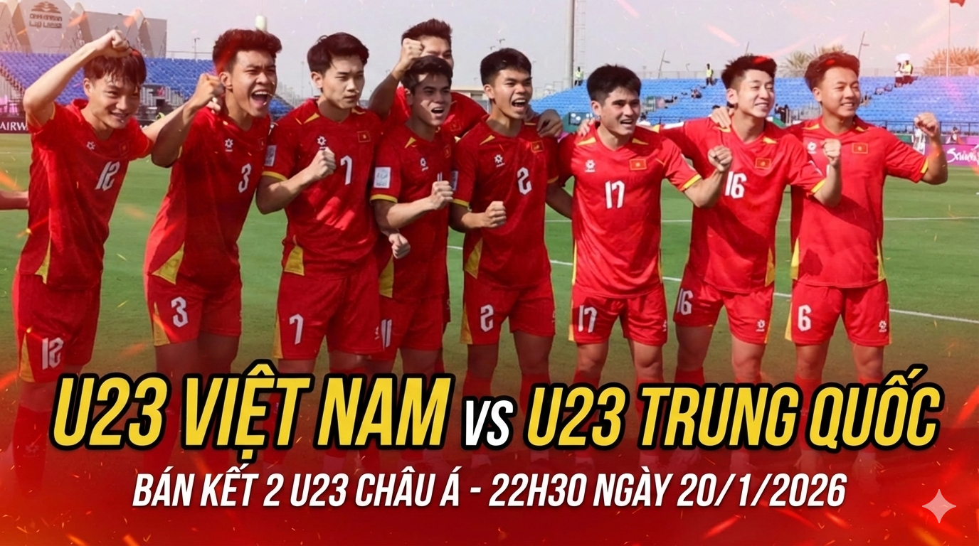 Tổng kết kịch bản U23 Việt Nam vs U23 Trung Quốc