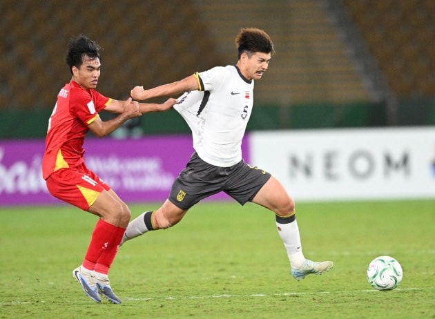 Liu Haofan cùng đồng đội giành chiến thắng thuyết phục trước U23 Việt Nam. Ảnh: AFC.