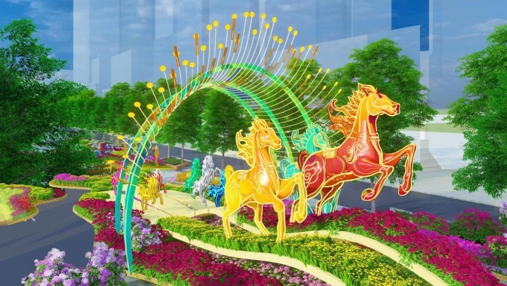 Ban tổ chức Đường hoa Nguyễn Huệ Tết Bính Ngọ 2026 chính thức công bố thông tin và hình ảnh đường hoa năm nay.