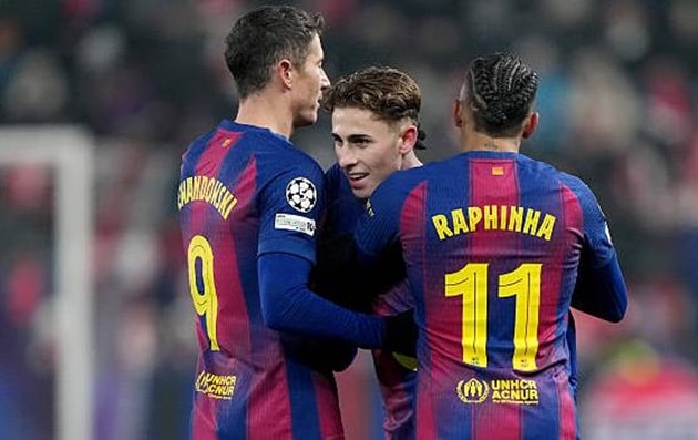 Barcelona không gặp nhiều khó khăn để đánh bại Slavia Prague.