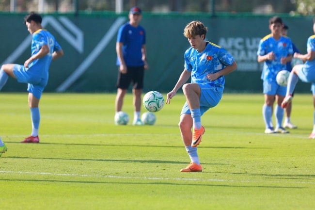 U23 Việt Nam tập buổi cuối.