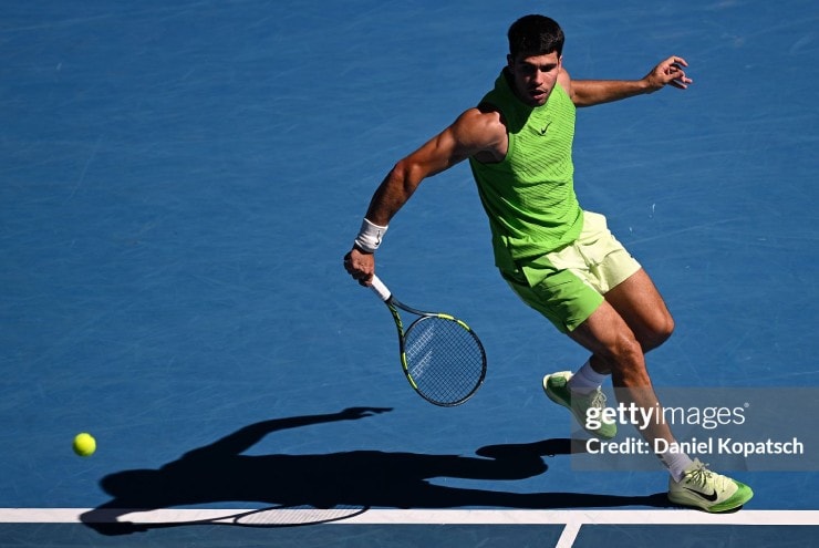 Carlos Alcaraz thi đấu thăng hoa tại Australian Open