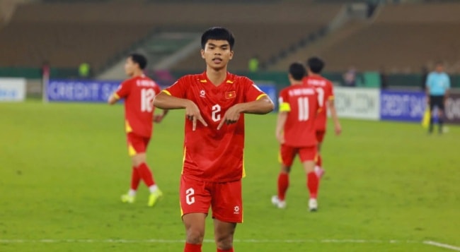 Tiền đạo trẻ Nguyễn Lê Phát của U23 Việt Nam.