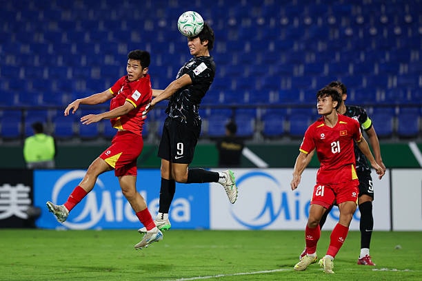 U23 Việt Nam thi đấu đầy nỗ lực và bản lĩnh trước đối thủ mạnh U23 Hàn Quốc.