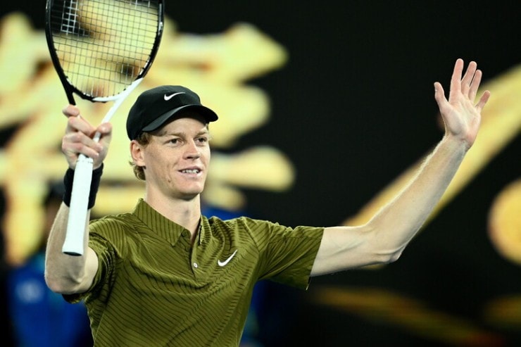 Jannik Sinner đang có phong độ cực cao tại Australian Open