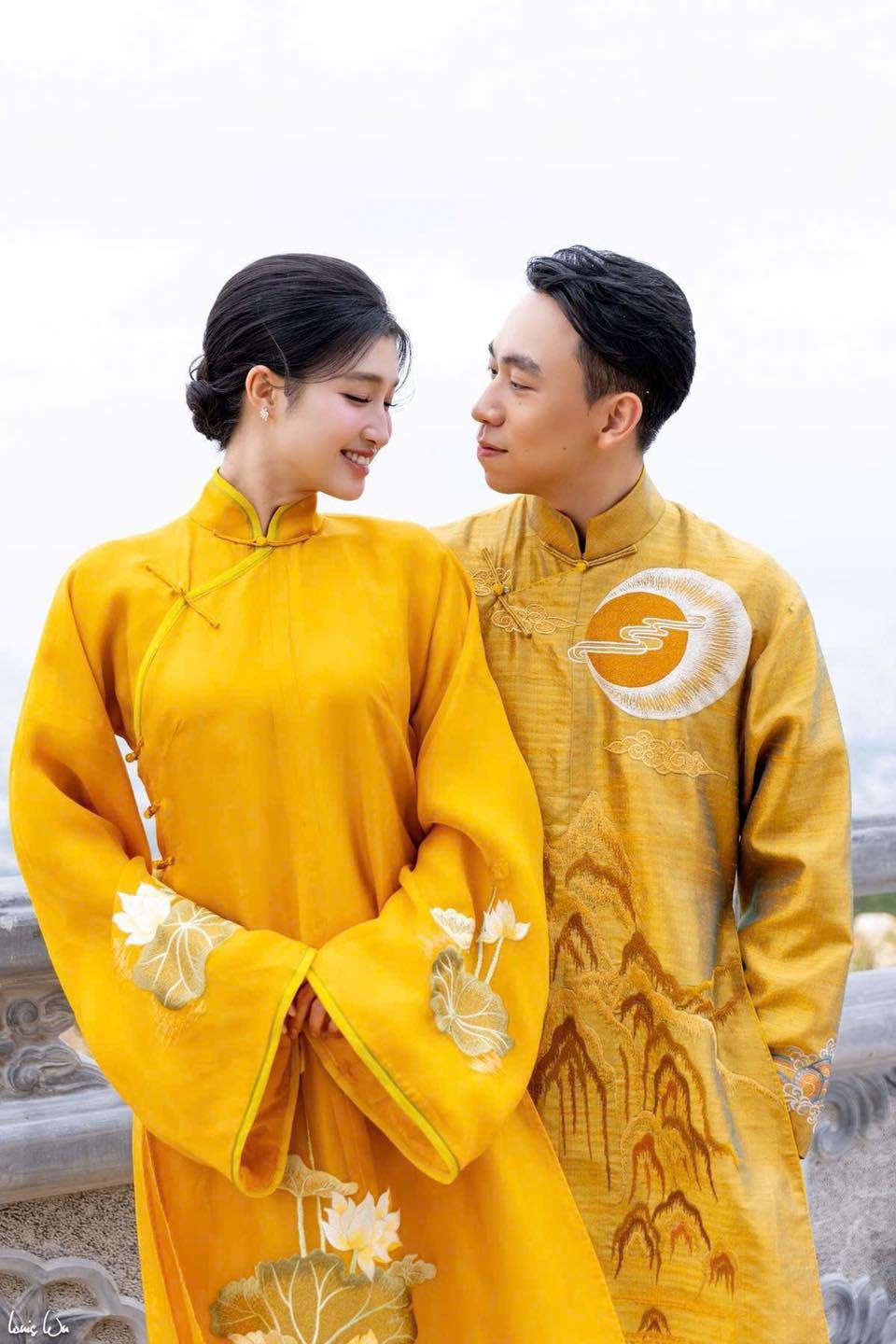 Á hậu Phương Nhi và doanh nhân Minh Hoàng trong lễ Hằng thuận