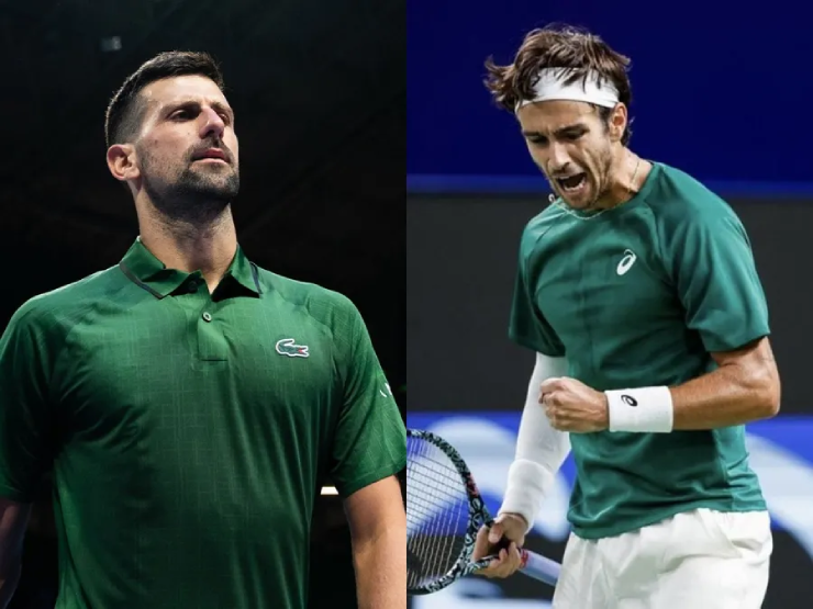 Lorenzo Musetti vượt qua Novak Djokovic trên bảng xếp hạng ATP trực tuyến