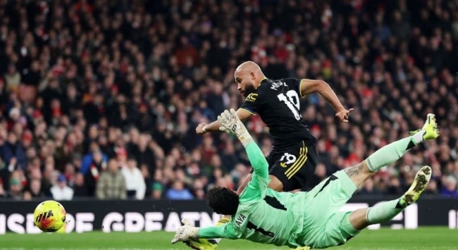 Bryan Mbeumo là tác giả bàn thắng gỡ hòa 1-1 cho MU.