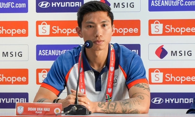 Đoàn Văn Hậu quyết tâm cùng CAHN giành chiến thắng trước Selangor.