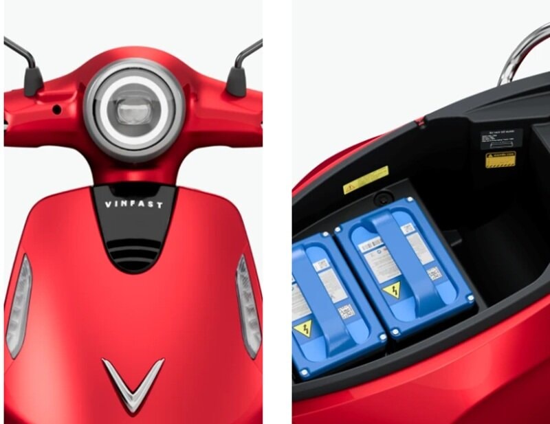 Cốp xe và vị trí đặt pin VinFast Evo 2026