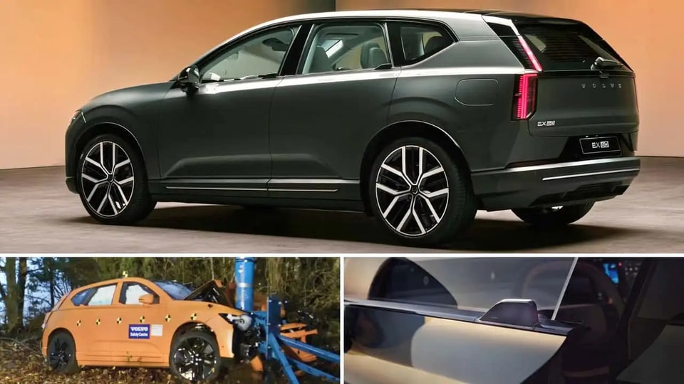 Hệ thống tay nắm cửa trên Volvo EX60