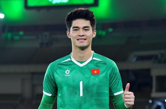 Thủ môn Trần Trung Kiên trong màu áo U23 Việt Nam. Ảnh: AFC