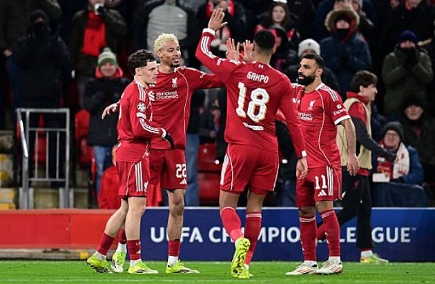 Liverpool đánh bại Qarabag 6-0 để ghi tên mình vào top 3 đội dẫn đầu.
