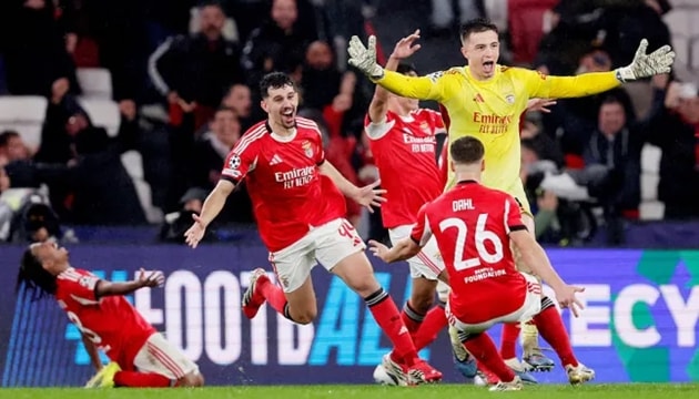 Benfica tạo nên cơn địa chấn tại Champions League khi đánh bại gã khổng lồ Real Madrid.