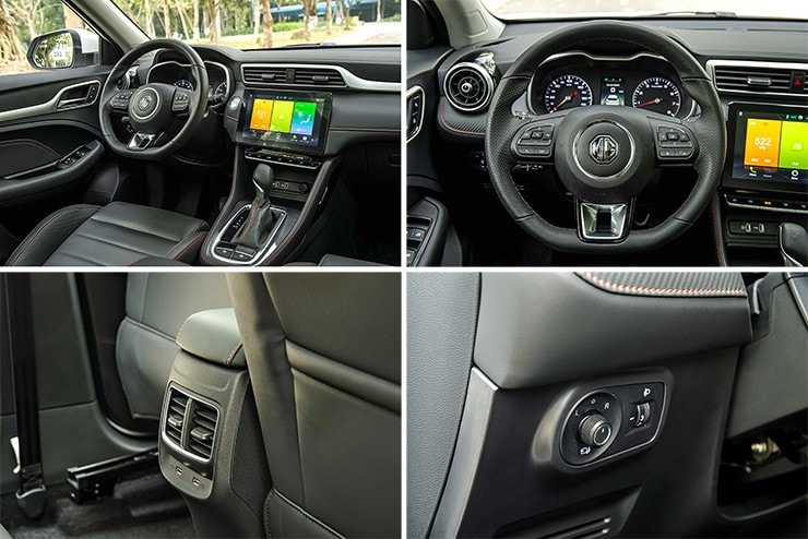 Màn hình giải trí trên MG ZS