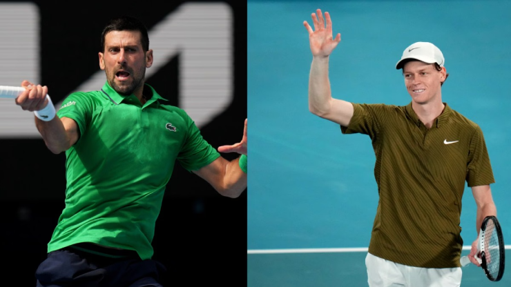 Novak Djokovic đối đầu Jannik Sinner tại bán kết Australian Open