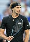 Alexander Zverev trong trận đấu tại Australian Open