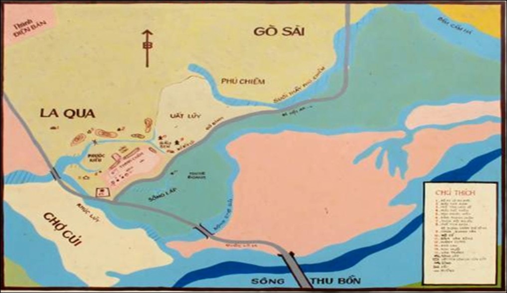 Sơ đồ Dinh trấn Thanh Chiêm xưa