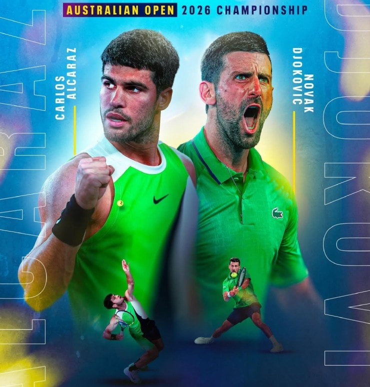 Trận chung kết lịch sử, giữa tương lai tennis Alcaraz và hiện thân của lịch sử Djokovic